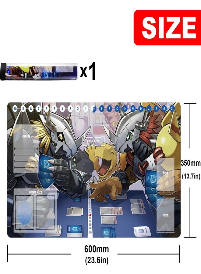 sabermaster DTCG playmat Duel Mat Gaming Competition Pad Card Binder Deck 35x60CM 13.7x23.6in - Image 2